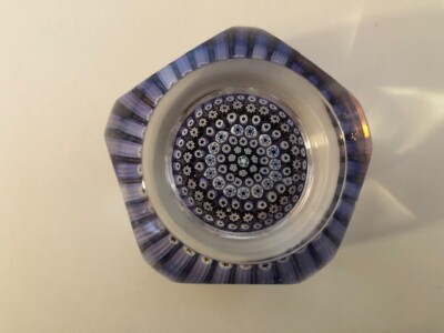 Whitefriars Concentric P2 Art Glas Briefbeschwerer