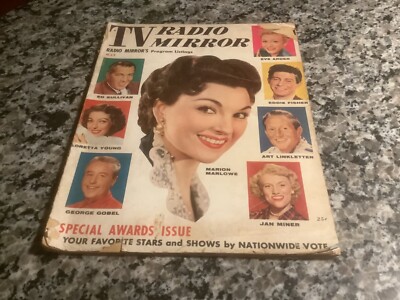 1955 Marion Marlowe,Mel Allen,Jack Webb,Eve Arden,large color William Conrad