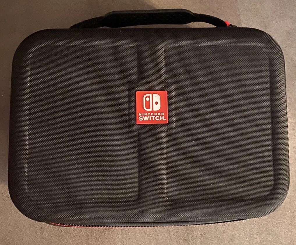 Nintendo Switch OEM Traveler Deluxe Case - Holds Dock Missing Game Card Section-image