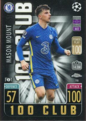 Match Attax Chrome 2021/22 Base Card 190 Mason Mount (Chelsea