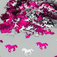 Unicorn Birthday CONFETTI SPRINKLES pink Princess TABLE DECORATIONS Girls Party