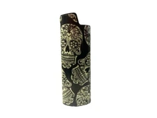Glow In The Dark Design Epoxy Metal Lighter Case Cover Holder