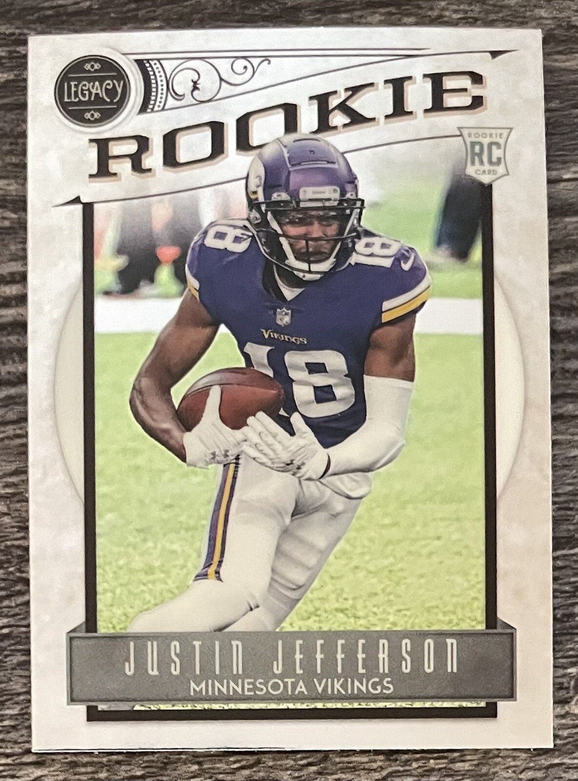2020 Panini Chronicles Legacy Justin Jefferson RC Rookie #209 Minnesota Vikings