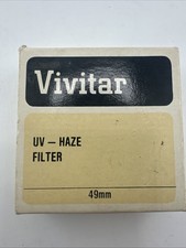 Vivitar 49mm Lens Filter UV Haze made in Japan