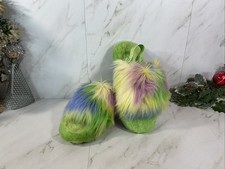 UGG Fluff Yeah Slide slippers with a multi-color tie-dye finish Size 5/6