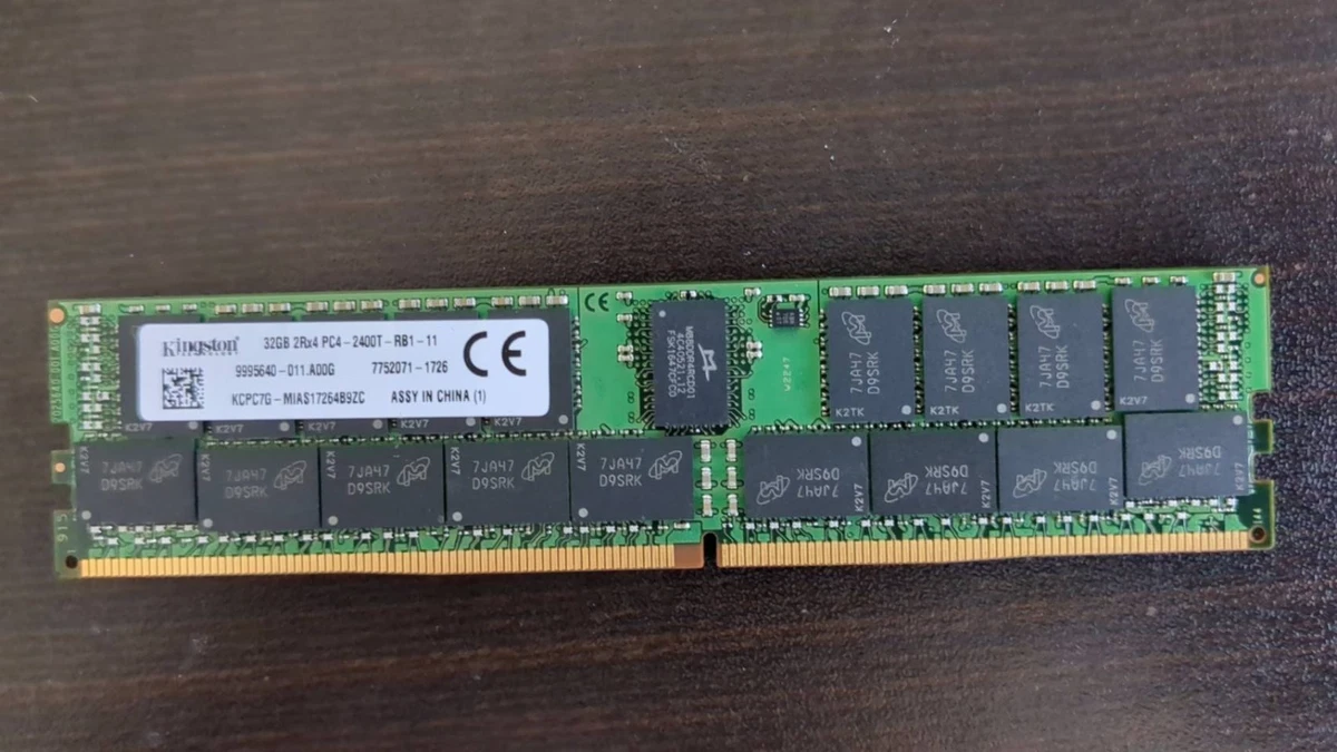 Kingston PC4-19200 (DDR4-2400) Bus Speed Computer RAM 32 GB Total