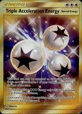Triple Acceleration Energy 234/214 NM/M Secret Rare Unbroken Bonds Pokemon Holo on eBay