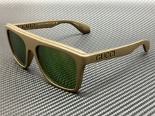 GUCCI GG1570S 005 Matte Green Men's 57 mm Extra Large Sunglasses