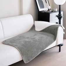 Dog Blanket, Waterproof Reversible Sherpa Fleece Throw Blanket, Furniture Cov...