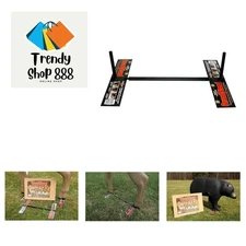 Durable Powder-Coated 3D Archery Target Stand with Adjustable Width 18.25"-29"