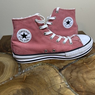 Converse Junior's Chuck Taylor Lift Platform High Top All Star sneakers Size 5