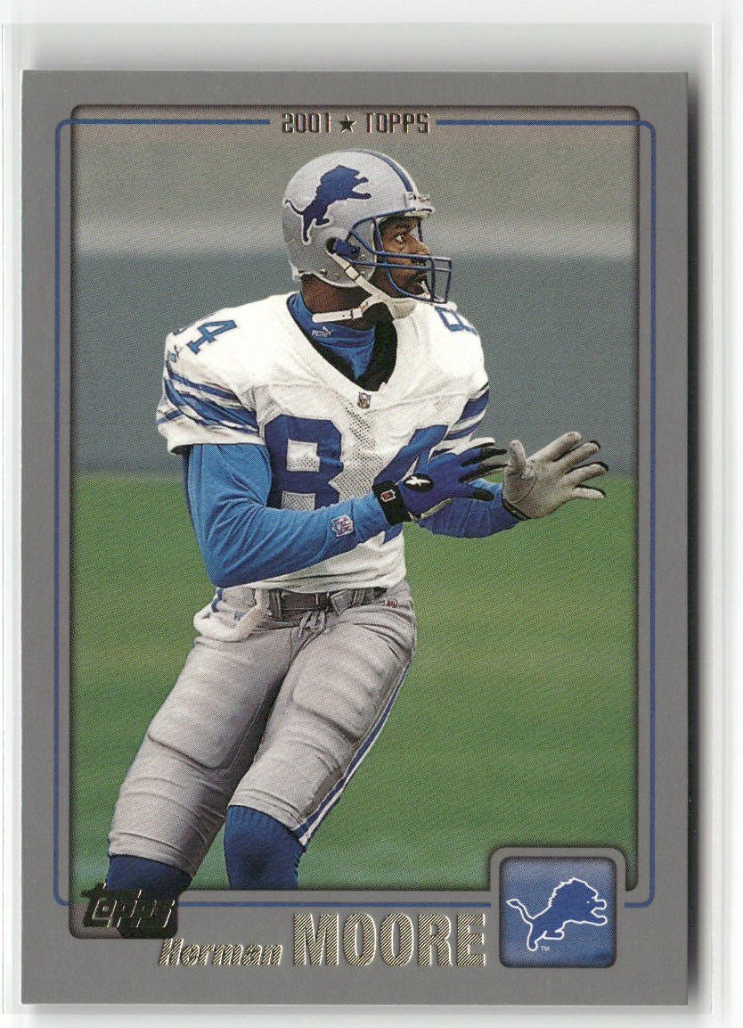 2001 TOPPS #219 HERMAN MOORE DETROIT LIONS