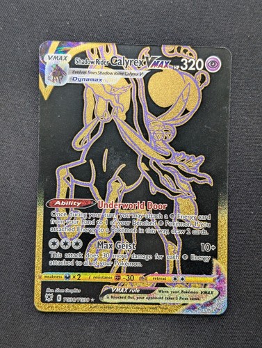 Shadow Rider Calyrex VMAX (Secret) TG30/TG30 Secret Rare SWSH10: Astral Radiance