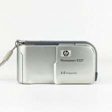HP Photosmart E327 5.0MP Silver Digital Camera - Retro - Tested