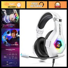Gaming Headset with 7.1 Surround Sound, Noise...