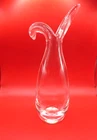 1957 STEUBEN SHEARED RIM PITCHER PLANT ART GLASS VASE BY GEORGE THOMPSON. MINT!