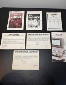 Vintage Atari 7800 ProSystem Console Boxed Bundle TESTED + 6 Controllers Games