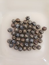 Czech Melon Round 6mm Matte Beads Iris Brown 48 Pc. CZ4-5