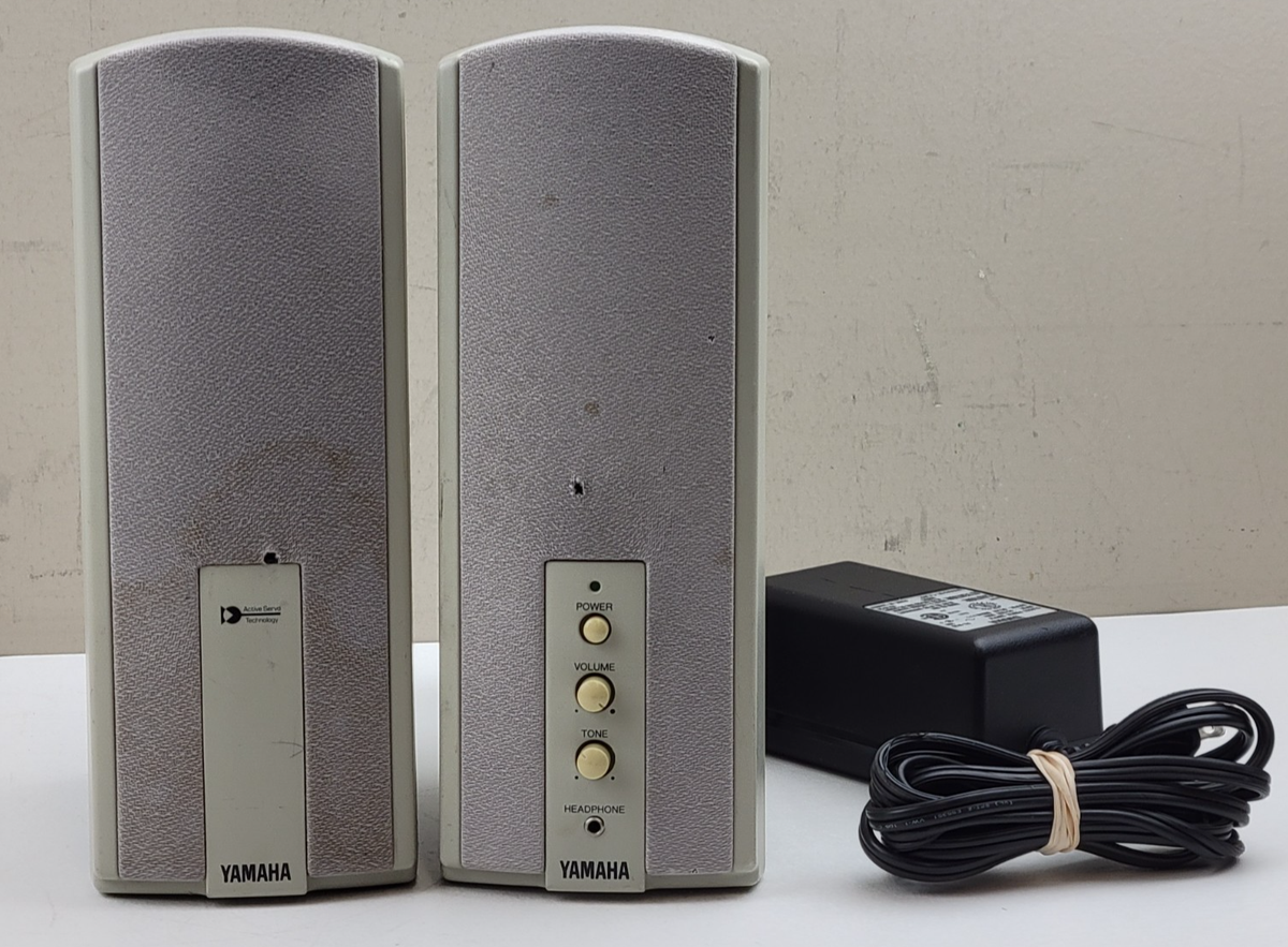Yamaha YST-M15 Powered Multimedia Computer Speakers w/ OEM Power