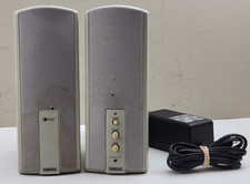 Yamaha YST-M15 Powered Multimedia Computer Speakers w/ OEM Power Supply - READ 
