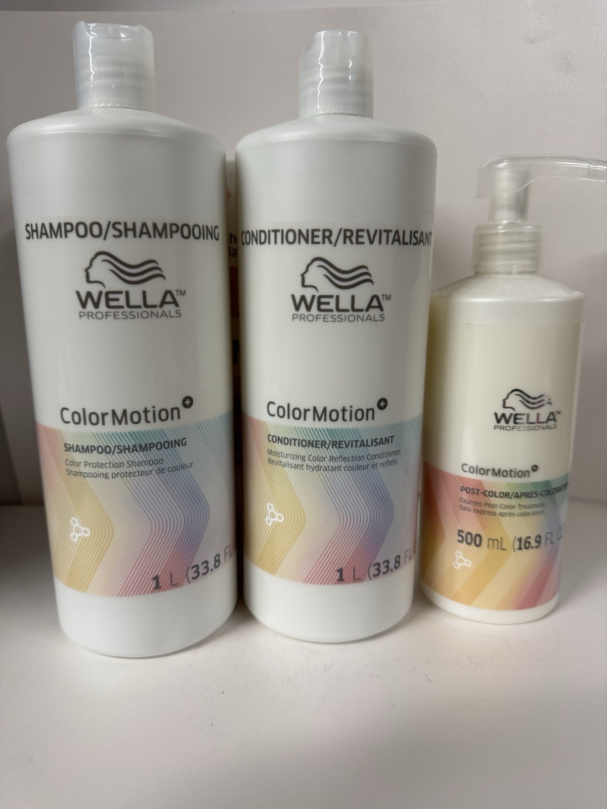 Motion Shampoo & Conditioner 33.8oz & Treatment  16.9oz