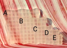 Acrylic Stamp Blocks with Grids - Choose Size - For Adhesive Stamps DIY Crafts