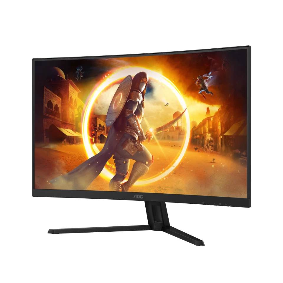 AOC Gaming CQ32G4VE 32 Zoll QHD Curved Monitor, 180 Hertz, 0.5 ms, HDR10, FreeSy - Bild 4 von 4