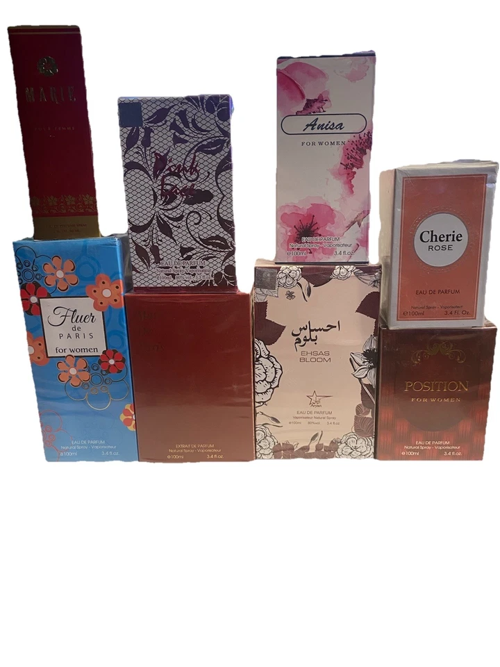 8 piezas de eau de parfums de marca para mujer  Foto 2 de 4