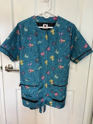 DOG GROOMING SMOCK-Lady bird line 713-Waterproof-with pockets&adjustable belt-M