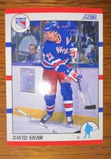 1990-91 Score - David Shaw #98