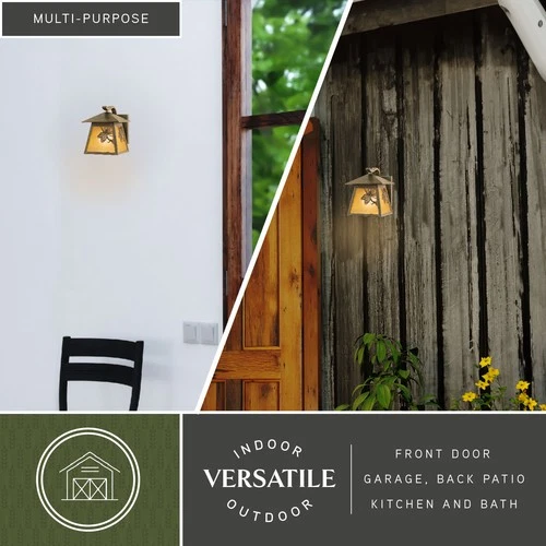 Vaxcel Lighting OW50573 Whitebark 1 Light Outdoor Wall Sconce - 8 - Olde World - Picture 5 of 6