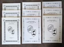 9x Jahresbrief Fallschirm-Panzer-J&auml;ger-Abteilung 1  Traditionsverband Luftwaffe