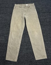 Vintage Levis Jeans Men 36x32 Fit 34x31 Gray 550 Orange Tab Made In USA 90 1996