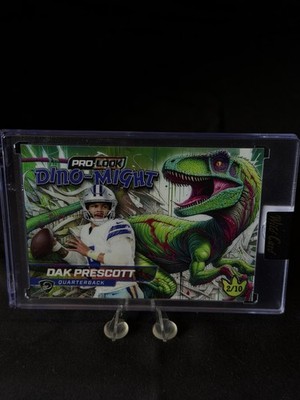 2025 Wild Card Alumination Dak Prescott Dino-Might #/10 Football