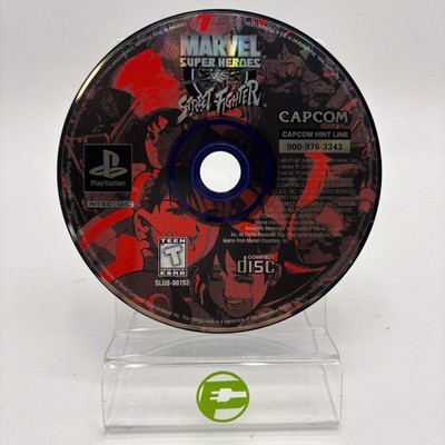 Marvel Super Heroes vs. Street Fighter (Sony PlayStation 1 PS1, 1999) Disc Only