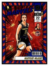 2025 WNBA Donruss Net Marvels Blue Press Proof 19 Caitlin Clark Indiana Fever