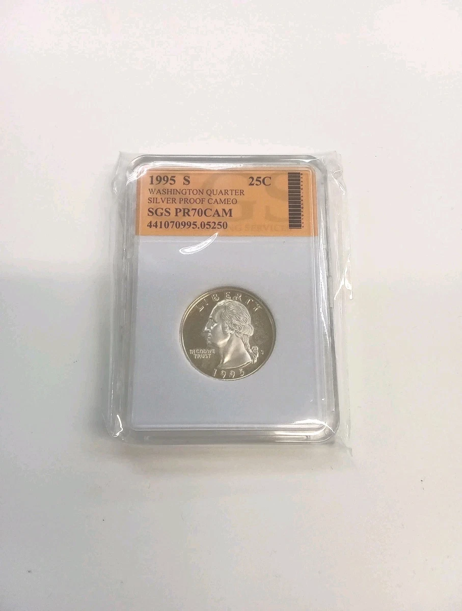 Silver PR 70 Graded 1995 Washington Quarters (1932-1998) for sale