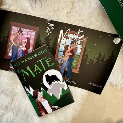 Mate By Ali Hazelwood Illumicrate Signed + dust jacket NEW in Box