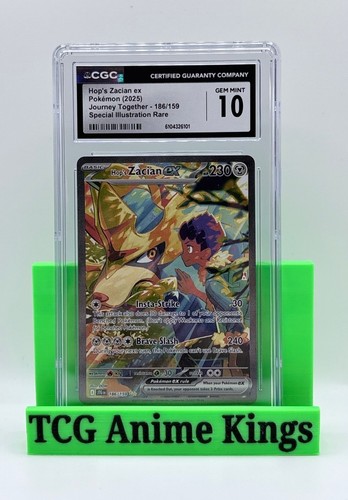 Hop's Zacian ex graded CGC 10 for sale on eBay