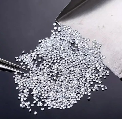 Certified 0.8 mm Round Cut CVD Diamond I Color IF Clarity 7 Pcs Diamond Lot - Picture 4 of 8