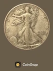 1944-S Liberty Walking Half Dollar -90% Silver