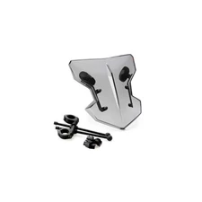 PUIG WINDSCREEN UNIV. FLANKER FIT ON HONDA CB500F 16-18 CLEAR SMOKE