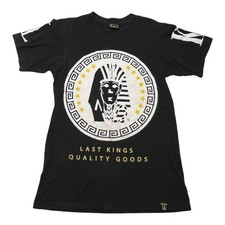 Last Kings Quality Goods Tank Top Shirt Black Gold SZ S Made in the USA Street