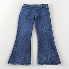 Vintage Levi's 646 Orange Tab Bell Bottoms Flared Made In USA 37x29