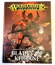 Warhammer Age of Sigmar BLADES OF KHORNE Chaos Battletome -2017 Hardcover Rules