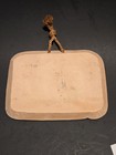 Whimsical Pottery 3D Ram and Birds Hanging Wall Plaque, Glazed Horns  Stamped — photo 4