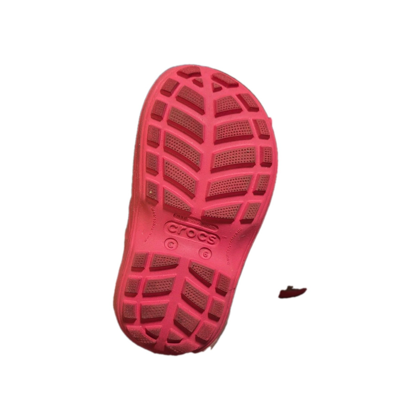 Crocs Cars Lightning McQueen Disney Pixar Red Handle It Rain Boots Junior SizeC6 image 6