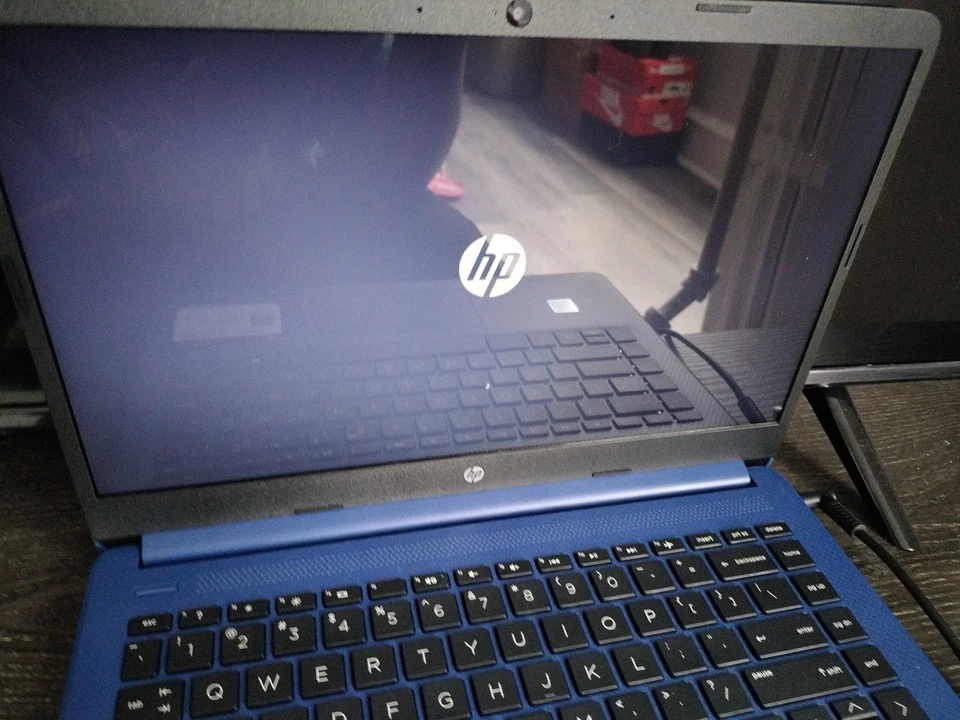 HP Premium 14" (Intel Celeron N4020 processor 64GB) Laptop - Blue (Best Offer) - Image 3 of 4