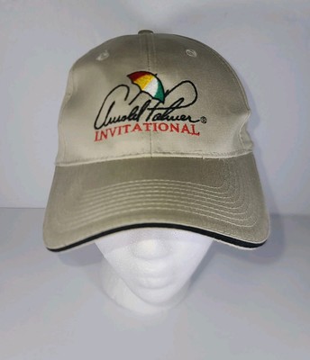 Arnold Palmer Invitational Hertz Beige Golf Cap Baseball Hat Adjustable