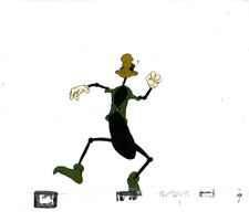 Bakshi - Original Hand-Painted Cel - Stretch & Squash 1988